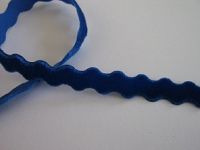 Velvet - Zackenlitze - 9 mm - royal