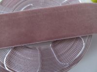 Samtband - Nylvalour - 50 mm - colonial rose