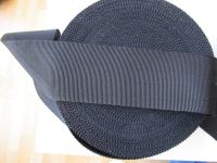 Ripsband - Viskose  - Sägekante - 50 mm - schwarz