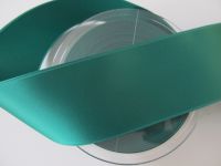Satinband - Double Face - 50 mm emerald