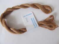 Baumwoll - Stickgarn - einfädig - zimtbraun