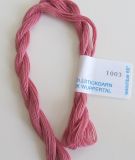 Baumwoll - Stickgarn - einfädig - altrosa