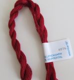 Baumwoll - Stickgarn - einfädig - weinrot 4076