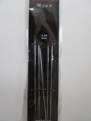 Nadelspiel Nova Metall - 2,0 mm - 10 cm