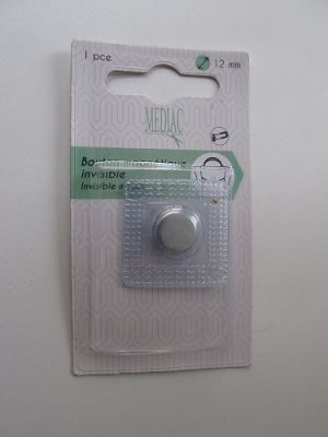 Magnetknopf - 12 mm - unsichtbar