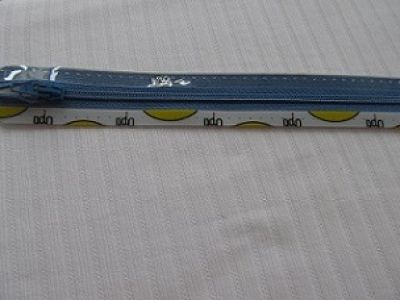 Reißverschluss - 18 cm - blau