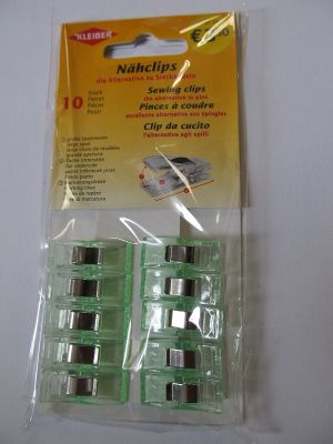 Näh Clips klein - grün