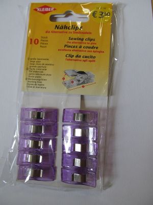Näh Clips klein - violet