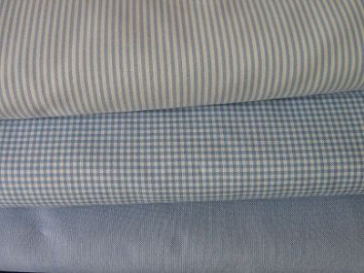 Baumwolle uni blau - 150 cm