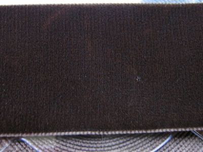 Samtband - 50 mm  cuban brown
