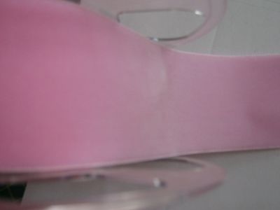 Samtband - 50 mm  baby pink