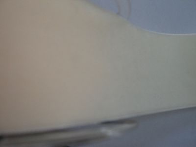 Samtband doppelseitig - 50 mm eggshell