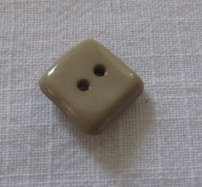 Modeknopf - 15 mm - beige