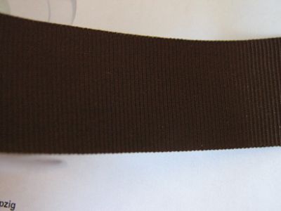 Ripsband - 25 mm - chocolate