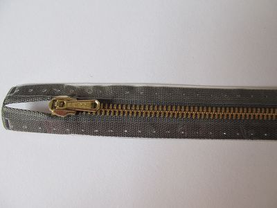 Reißverschluss gold - 20 cm