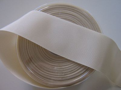 Ripsband - 40 mm - creme