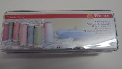 Aufbewahrungsbox Nähfaden - 27 Spulen