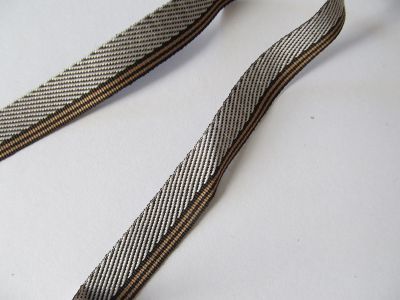 Ripsband - 15 mm - braun