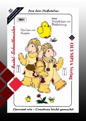 Schnittmuster Kücken - Schäfchen