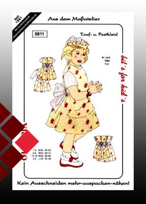 Schnittmuster Tauf- u. Festkleid