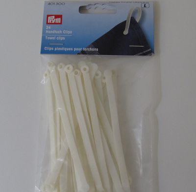 Handtuch Clips - weiss