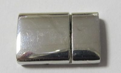 Metallverschluss - 24 mm - silver