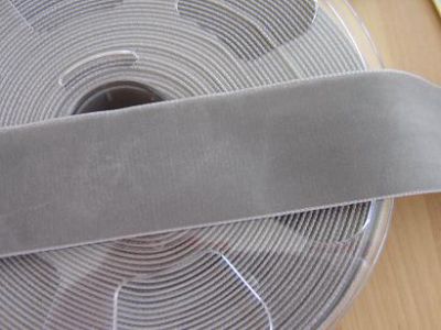 Samtband - 36 mm - silver