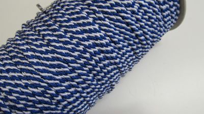 Kordel - Schnur - blau weiss