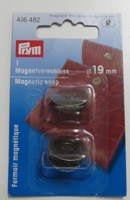 Magnetverschluss - 19 mm - altmessing