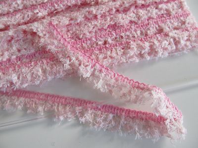 Fransenband - 20 mm - rosa