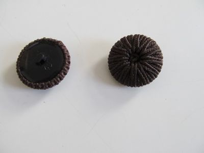 Posamentenknopf - 27 mm - braun