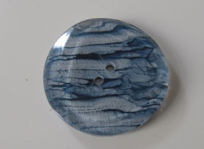 Knopf - 38 mm - blau