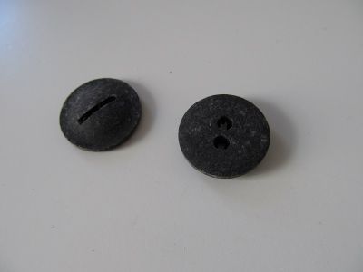 Knopf - 20 mm - schwarz