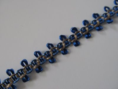 Zierband - 10 mm - blau