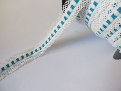 Gummiband - 15 mm - petrol