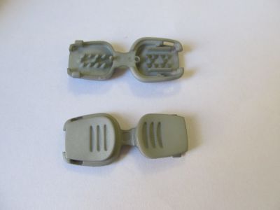 Kordelende - 20 mm - graugrün