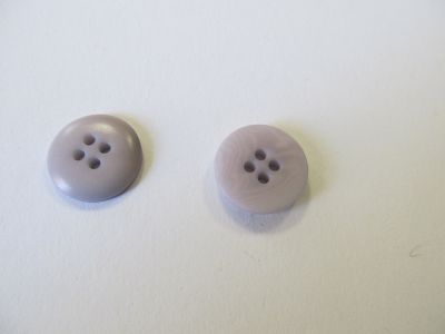 Steinnussknopf - 18 mm - flieder