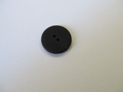 Polyesterknopf - 18 mm - schwarz