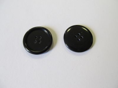 Modeknopf - 28 mm - schwarz