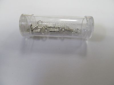 Lederbandverschluss silber