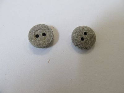 Knopf - 12 mm - grau