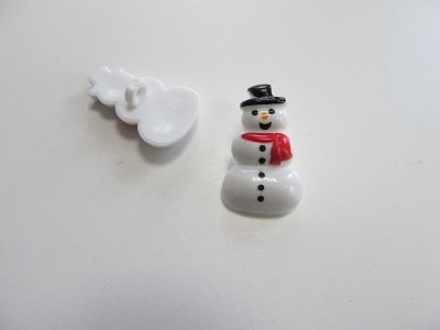 Motivknöpfe Schneemann