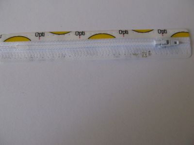 Reißverschluss - 12 cm - weiss