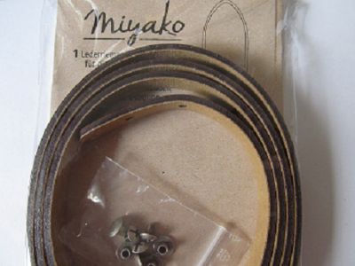 Miyako - Lederriemen - marron