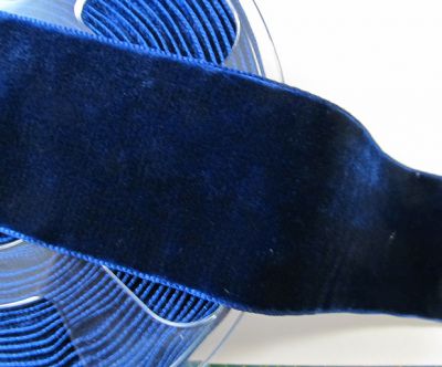 Samtband doppelseitig - 50 mm navy