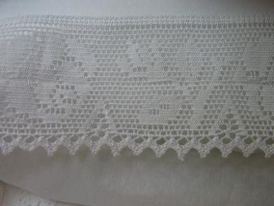 8,80 m Klöppelspitze - 65 mm - Rosen - Ansatzspitze - Kopie - Kopie