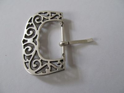 Metallschließe - altsilber