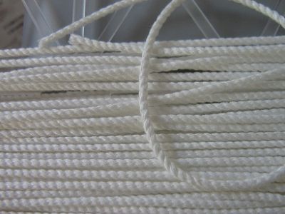 Reinleinen - Leinenkordel - 3 mm - weiss
