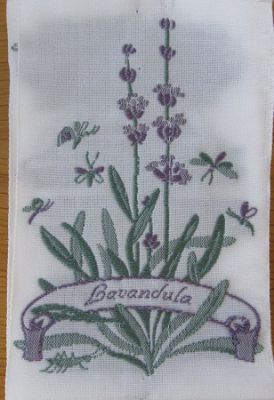 Sticker - Lavendel - weiss