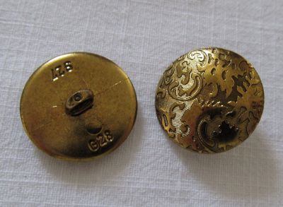 Modeknopf - 23 mm - altgold